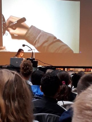 rencontre de Gaelle Alméras - école collège sacré-Coeur- Le Havre