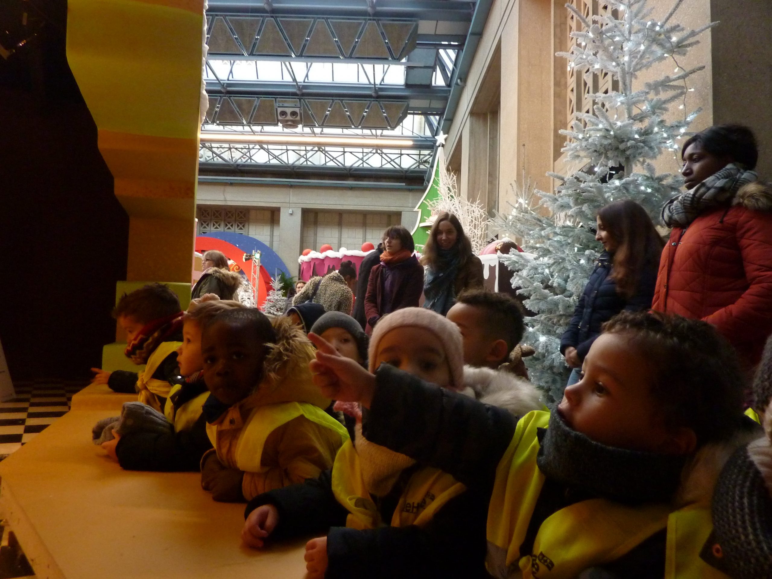 vitrines de noel - ecole sacre-coeur - le havre