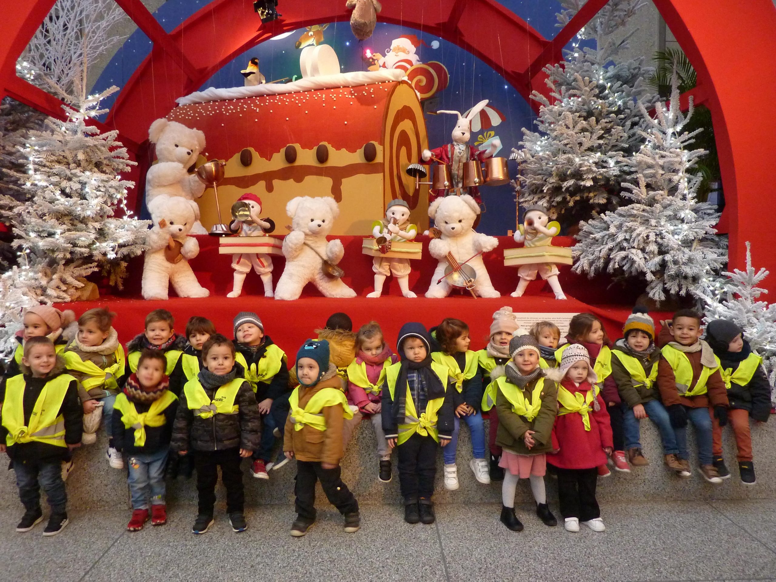 vitrines de noel - ecole sacre-coeur - le havre