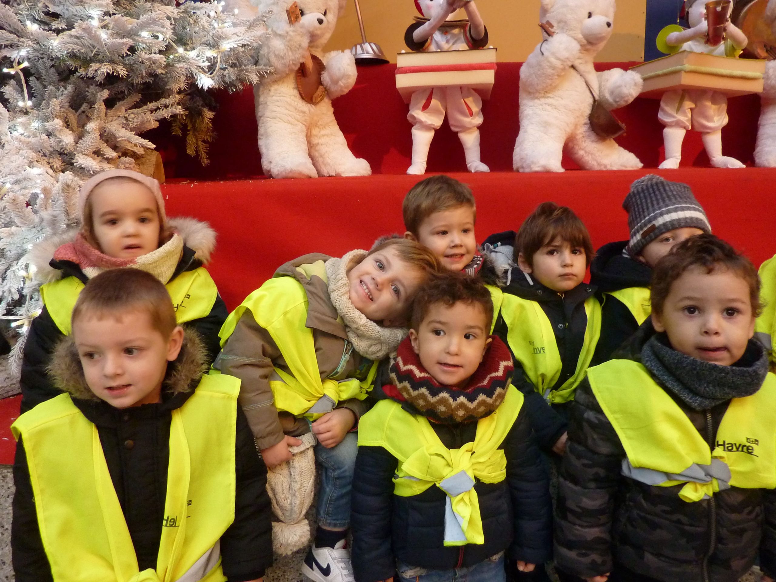 vitrines de noel - ecole sacre-coeur - le havre