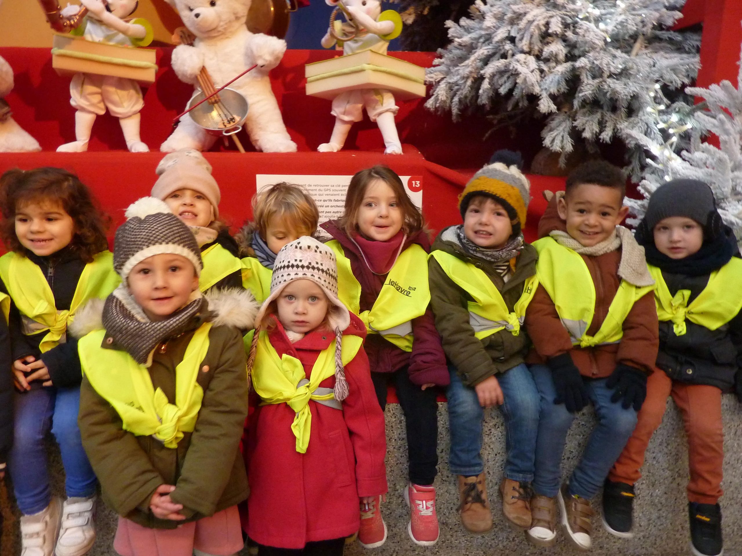 vitrines de noel - ecole sacre-coeur - le havre