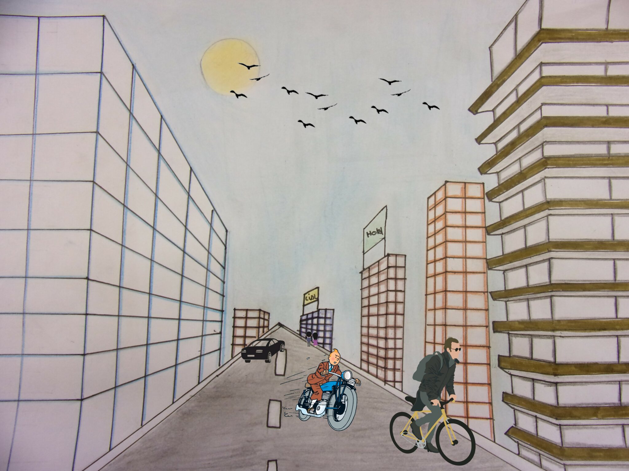 Projet Arts plastiques des 4èmes : "Paysage en perspective"